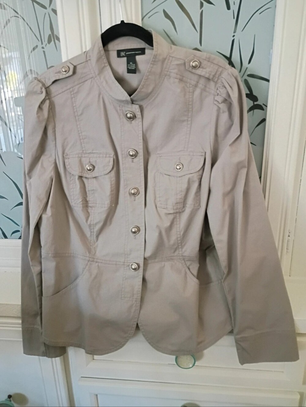 INC International Concepts Military-Style Jacket